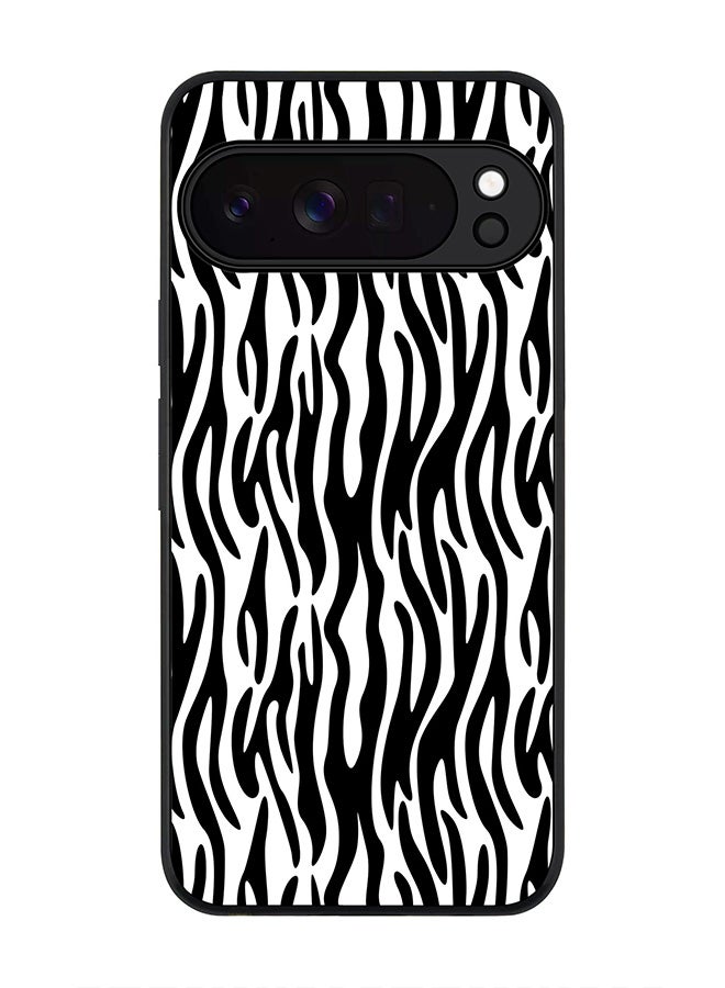 For Google Pixel 10 Pro XL Case,Slim fit Camera Protection, Shockproof Thin Phone cover  - Zebra Stripes